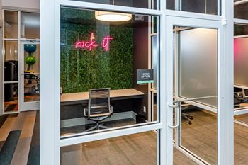 Micro offices at Anthem Luxury Apartments Rentals in Huntsville, Alabama